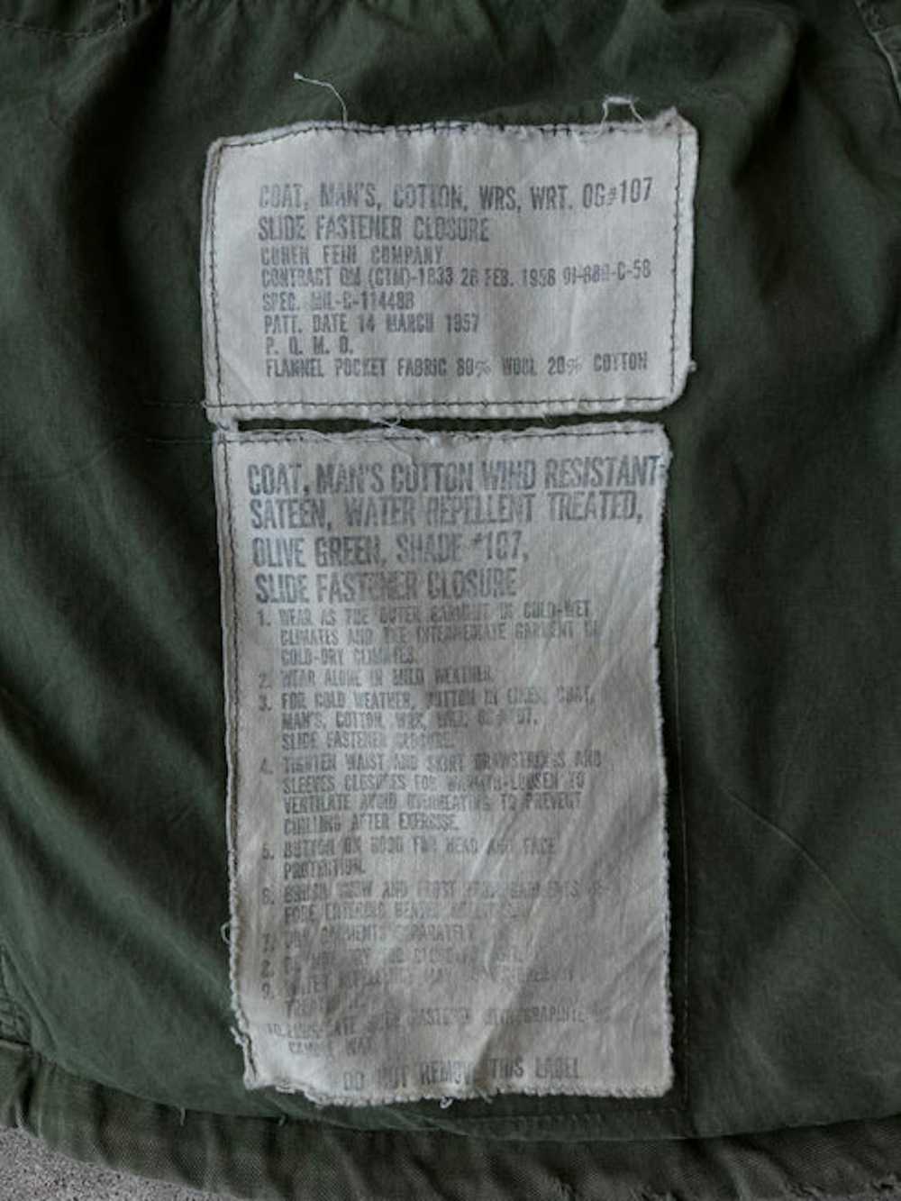 Military 1957 Military Quilted Field Jacket - image 2
