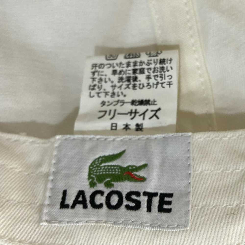 Lacoste × Vintage Vintage Lacoste Big Logo Cap Ha… - image 3