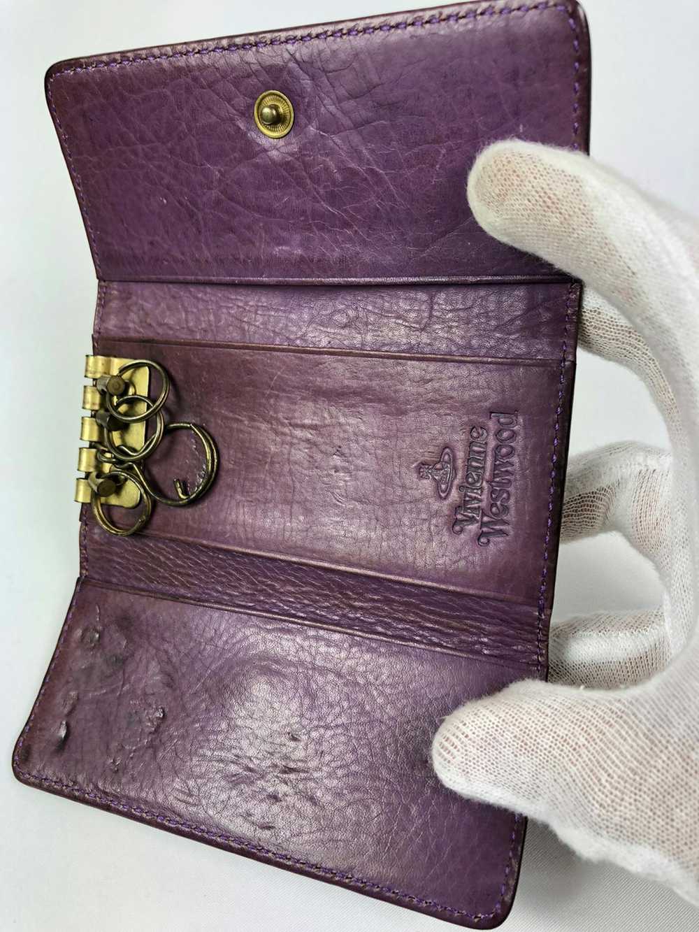 Vivienne Westwood Orb leather key holder - image 2