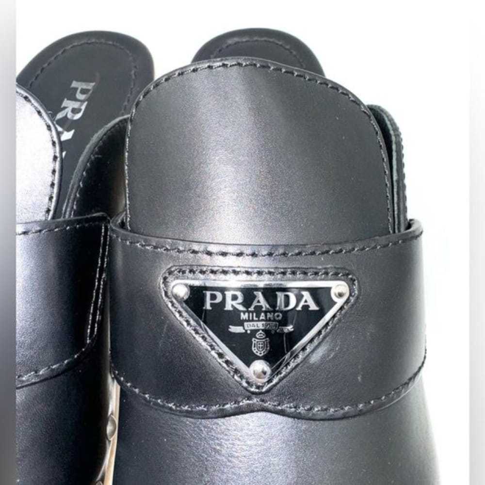 Prada Leather mules & clogs - image 7