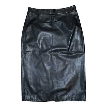 Gucci Leather mid-length skirt - image 1