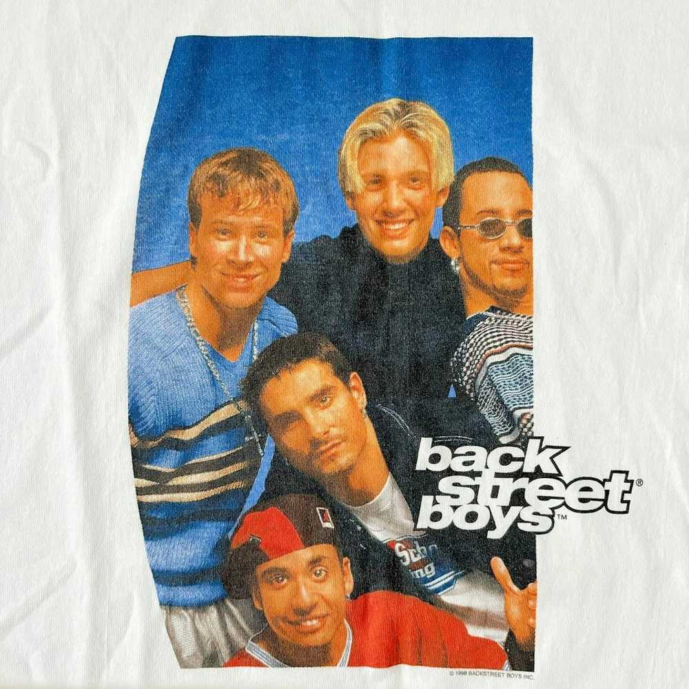 Hanes Vintage 1998 Back Street Boys Single Stitch… - image 3