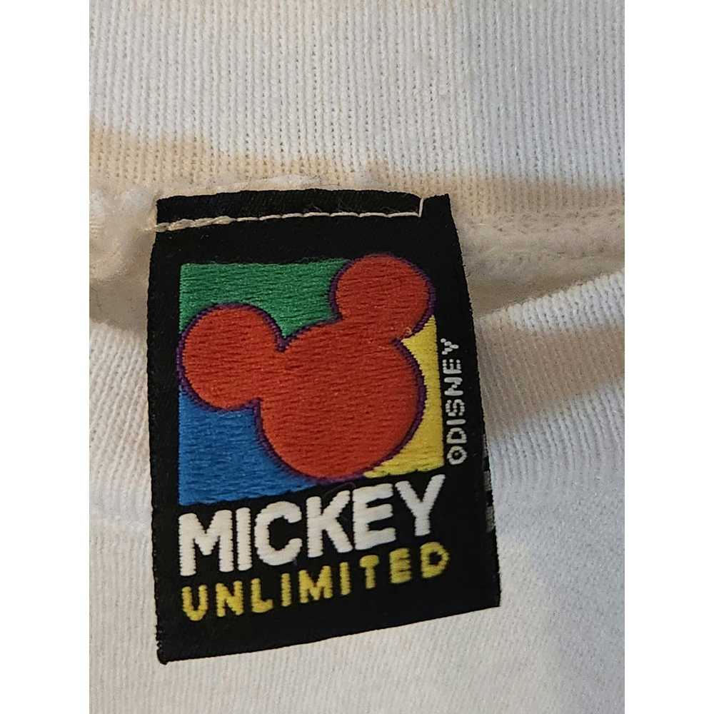 Mickey Unlimited Vintage 90's Embroidered Mickey … - image 4