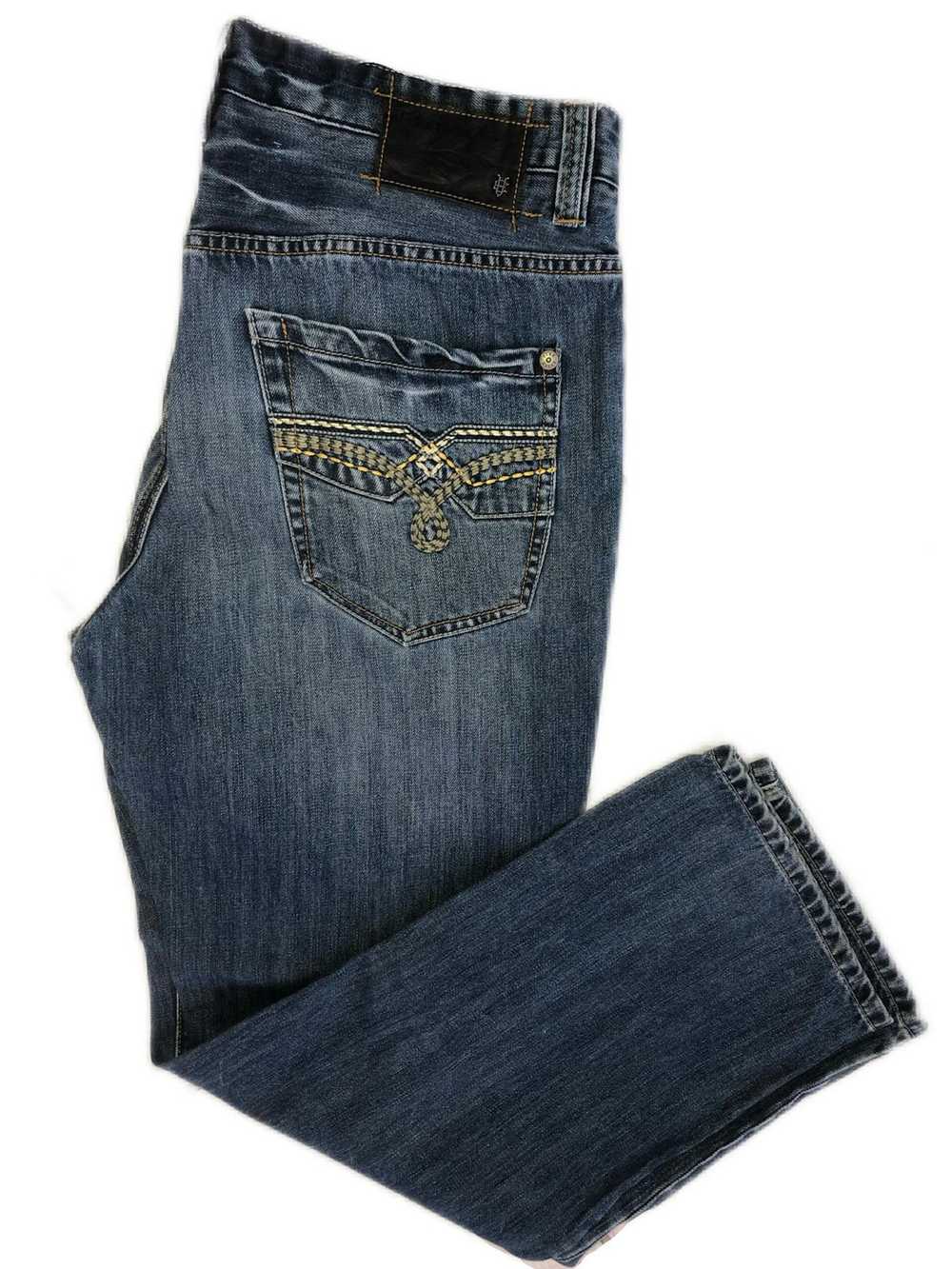 Ecko Unltd. Vtg Y2K Ecko Unltd. Jeans Embroidered… - image 3