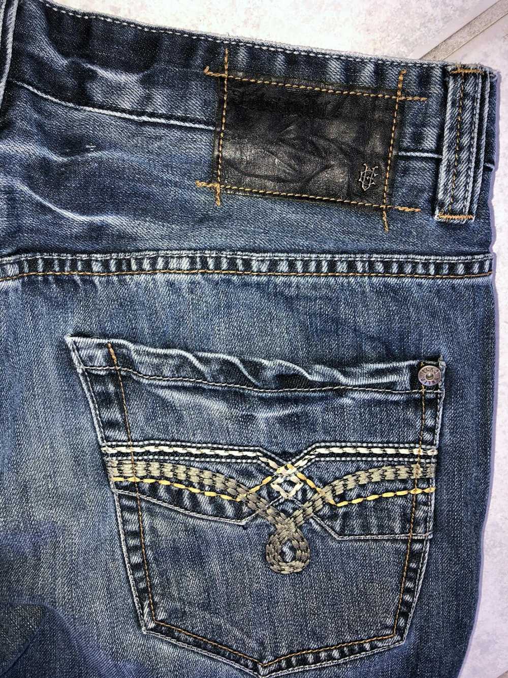 Ecko Unltd. Vtg Y2K Ecko Unltd. Jeans Embroidered… - image 4