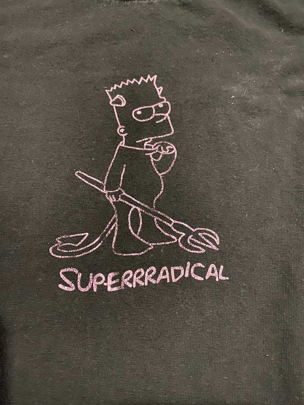 Superrradical SUPERRRADICAL "BART" TEE faded blac… - image 1