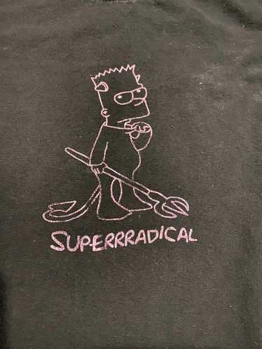 Superrradical SUPERRRADICAL "BART" TEE faded blac… - image 1