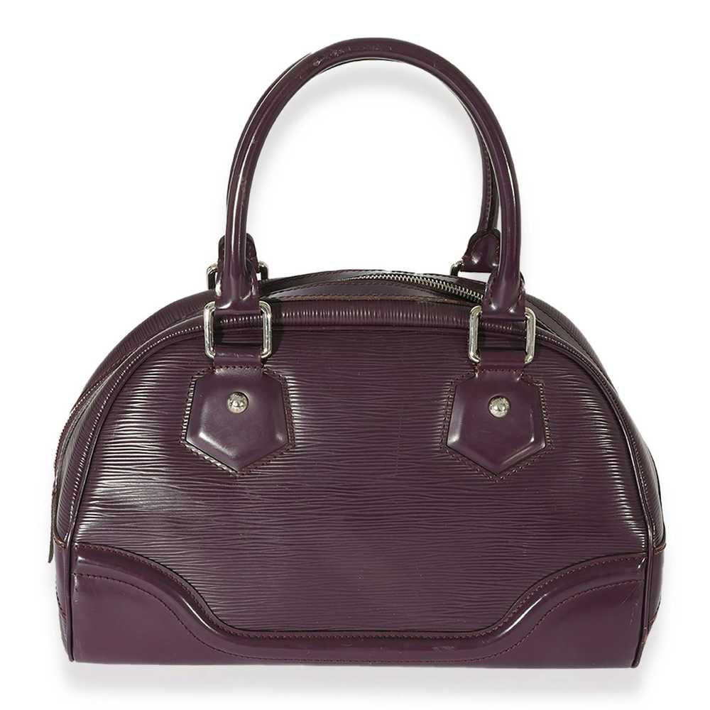 Louis Vuitton Louis Vuitton Purple Epi Bowling Mo… - image 5