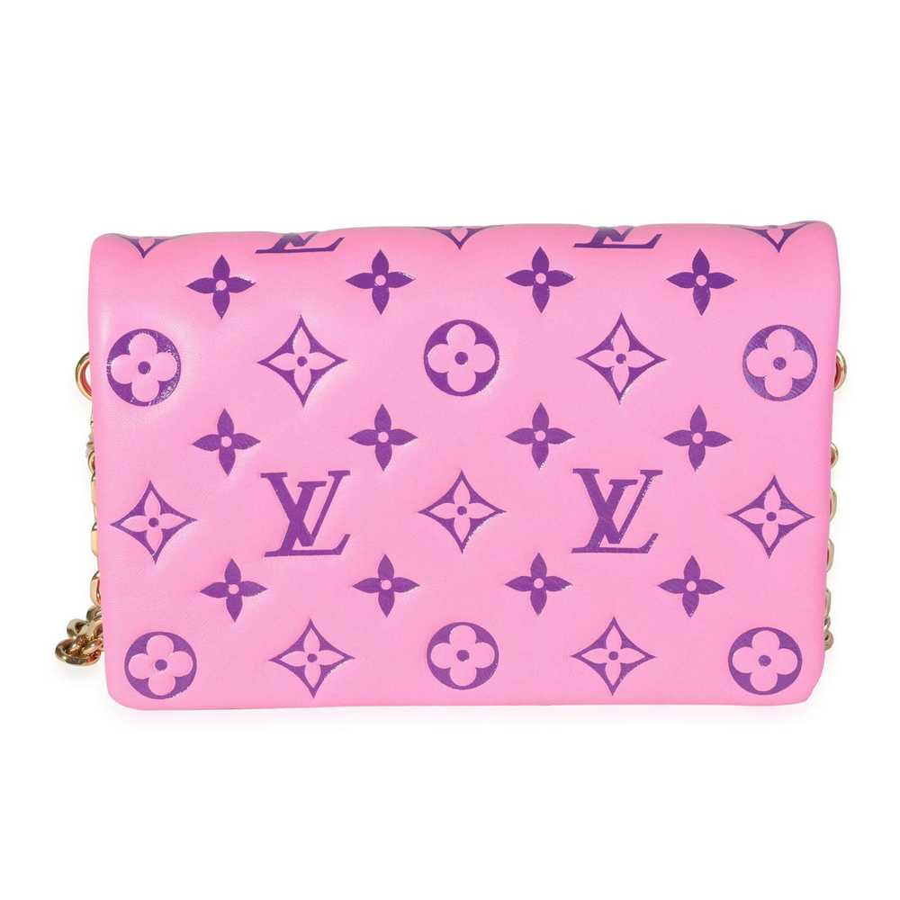 Louis Vuitton Louis Vuitton Pink Puffy Lambskin P… - image 1