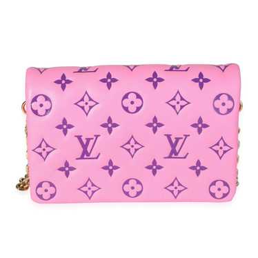 Louis Vuitton Louis Vuitton Pink Puffy Lambskin P… - image 1