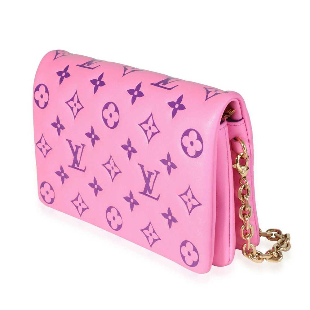 Louis Vuitton Louis Vuitton Pink Puffy Lambskin P… - image 2