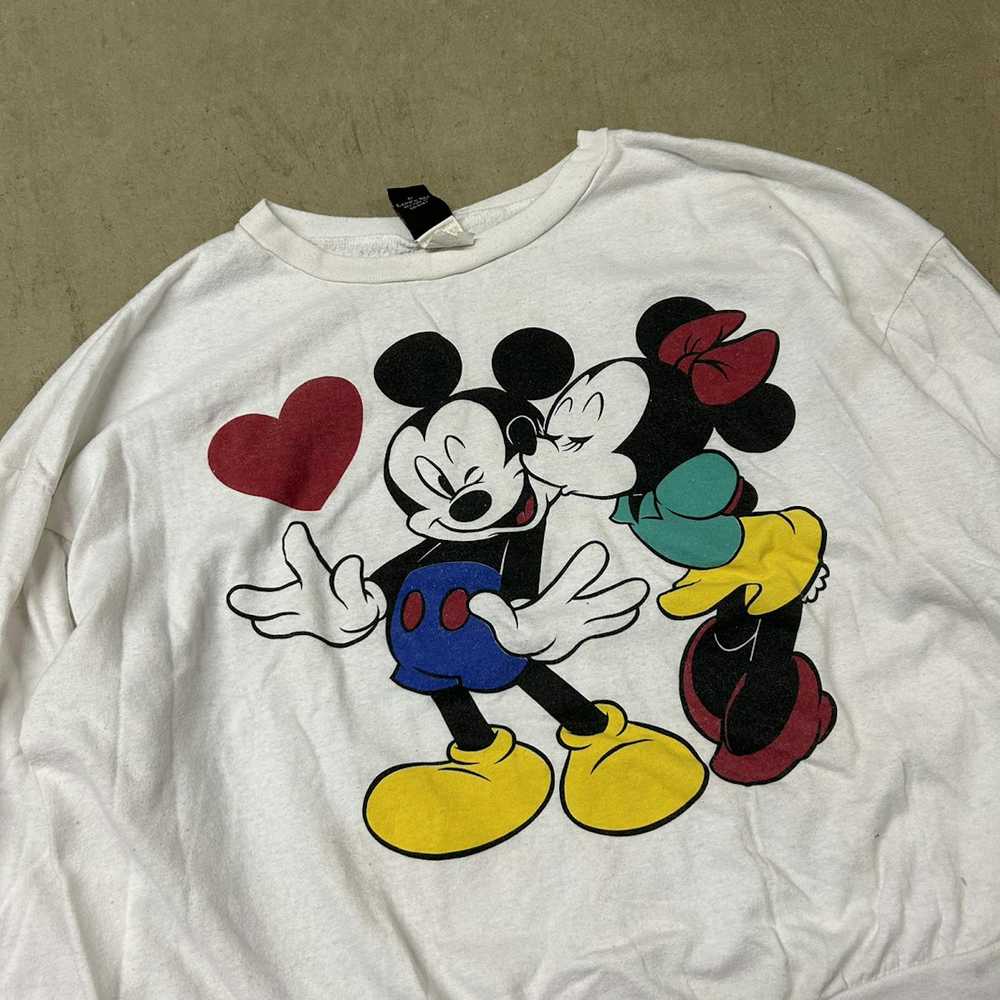 Disney × Vintage Vintage Disney Mickey Mouse Crew… - image 2