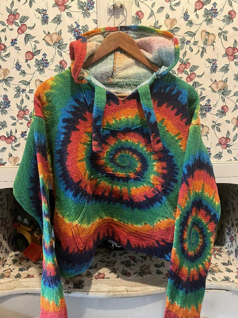 Vintage Earth Ragz Hippie Hoodie - image 1