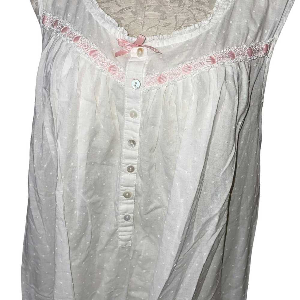 Other Eileen West Womens Nightgown Size Large Whi… - image 3