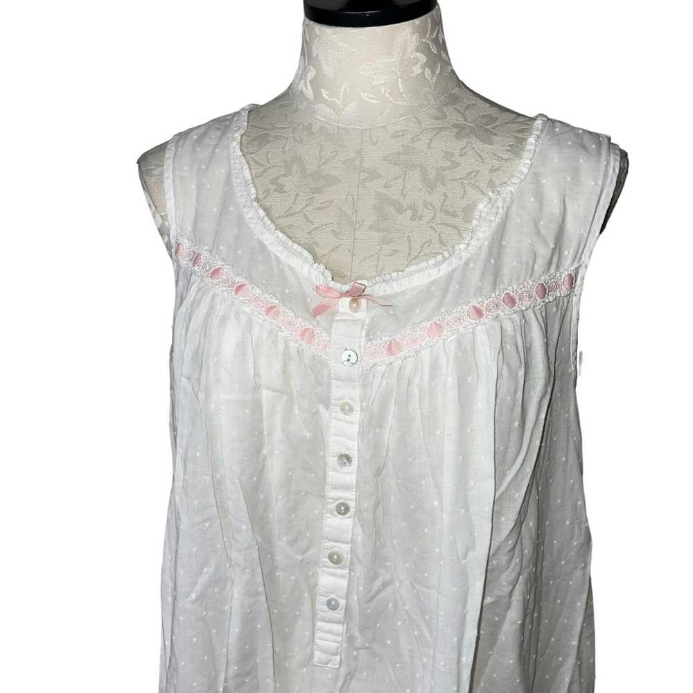 Other Eileen West Womens Nightgown Size Large Whi… - image 6