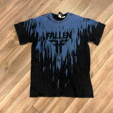 Fallen Y2K Fallen Blue Casual Graphic Shirt Men S… - image 1