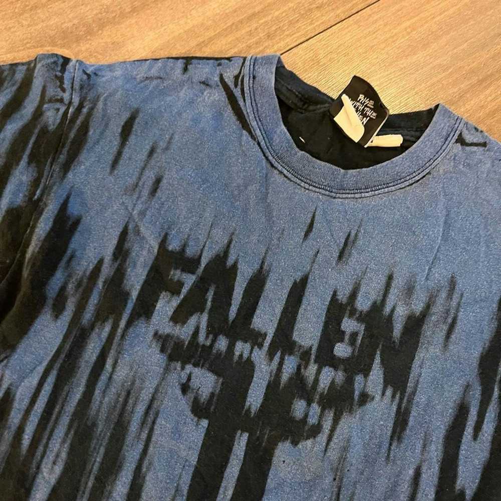 Fallen Y2K Fallen Blue Casual Graphic Shirt Men S… - image 4