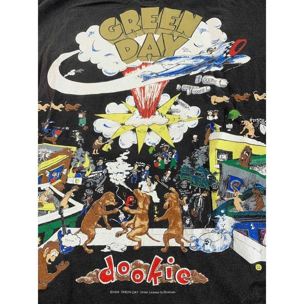 Premium Label 1994 Green Day Dookie Tour Vintage … - image 5