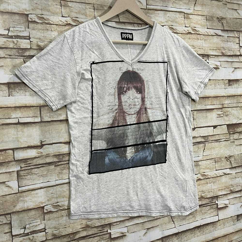 Designer × Japanese Brand × PPFM PPFM T-Shirt Let… - image 2