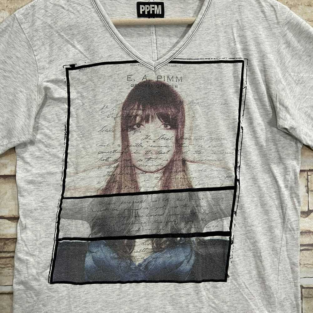 Designer × Japanese Brand × PPFM PPFM T-Shirt Let… - image 4