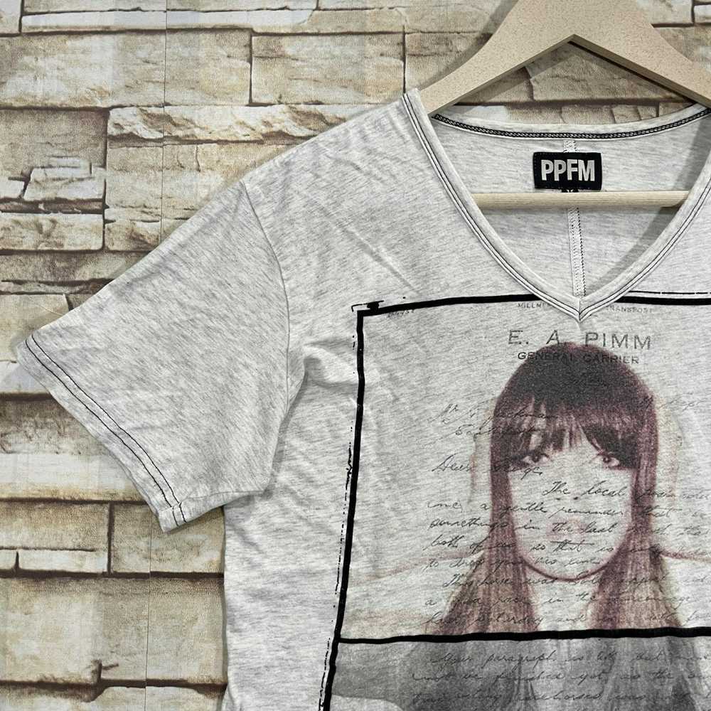 Designer × Japanese Brand × PPFM PPFM T-Shirt Let… - image 5