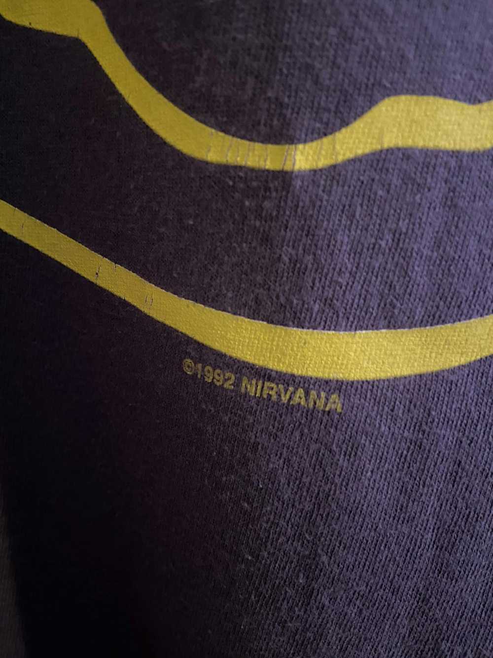 Vintage vintage 1992 NIRVANA t shirt grunge XXL - image 2