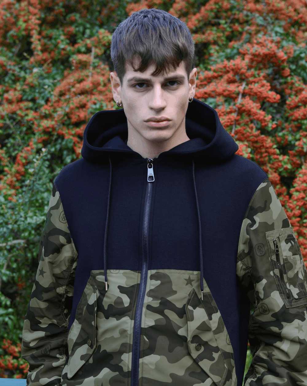 Neil Barrett NEIL BARRETT Camo Zip Hoodie - image 6