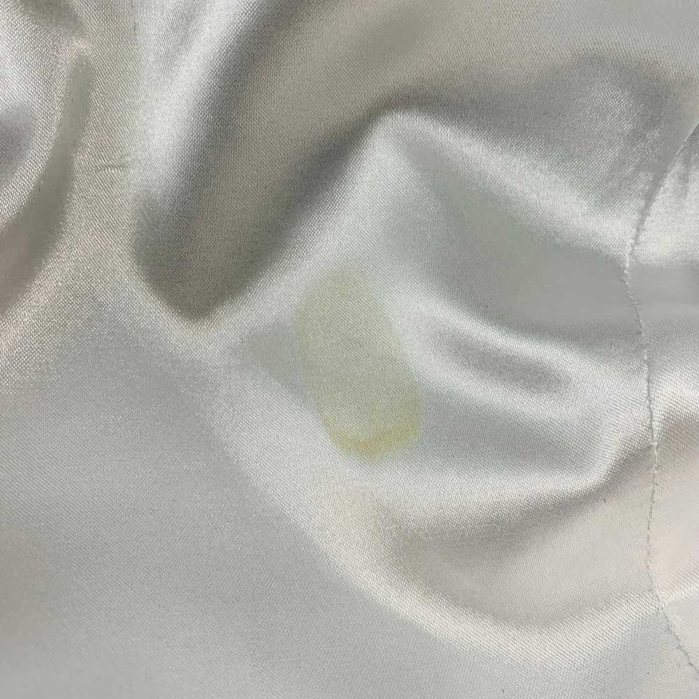 Simon Chang White Grey Polyester Blend Squares Ja… - image 7