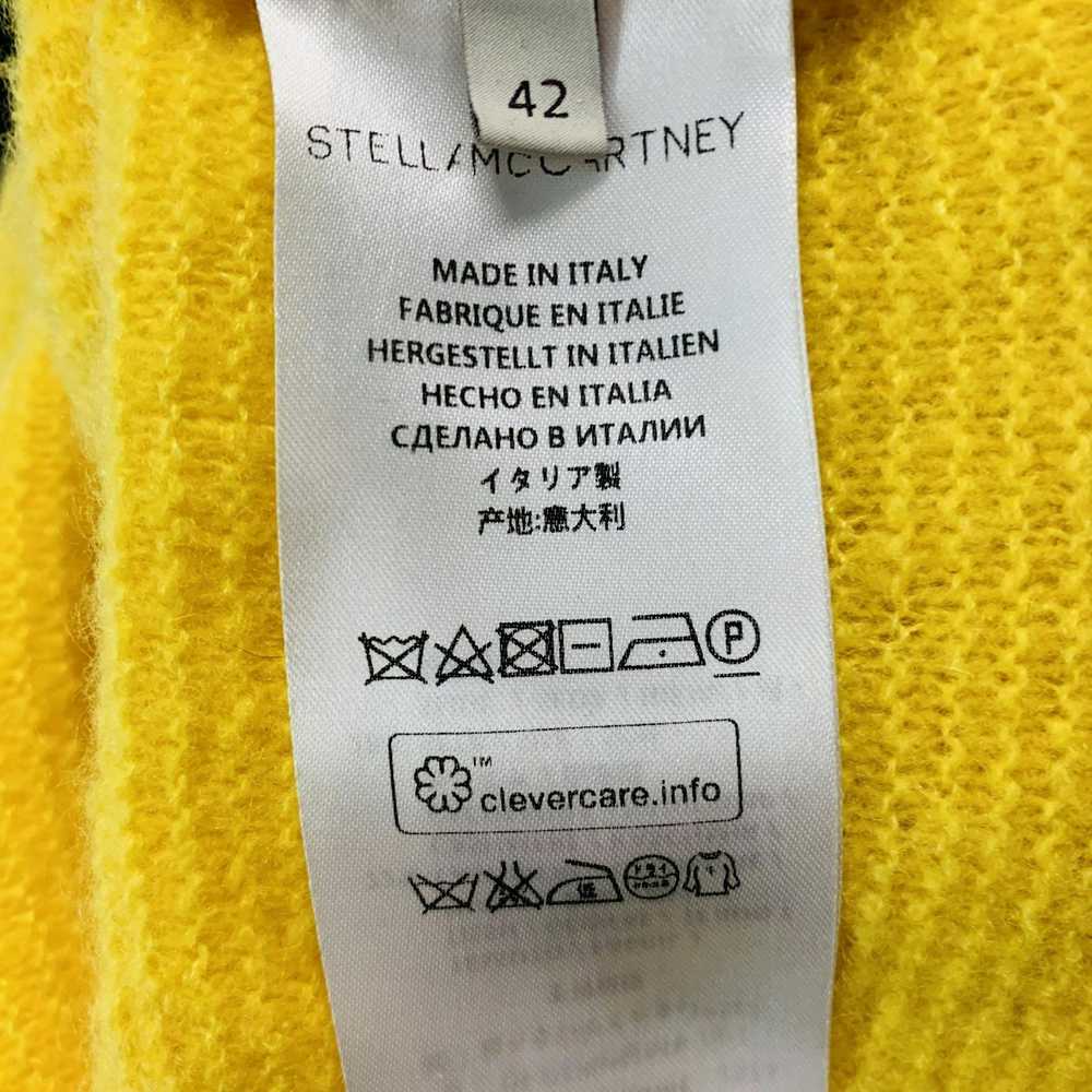 Stella McCartney Yellow Cashmere Silk Asymmetrica… - image 5