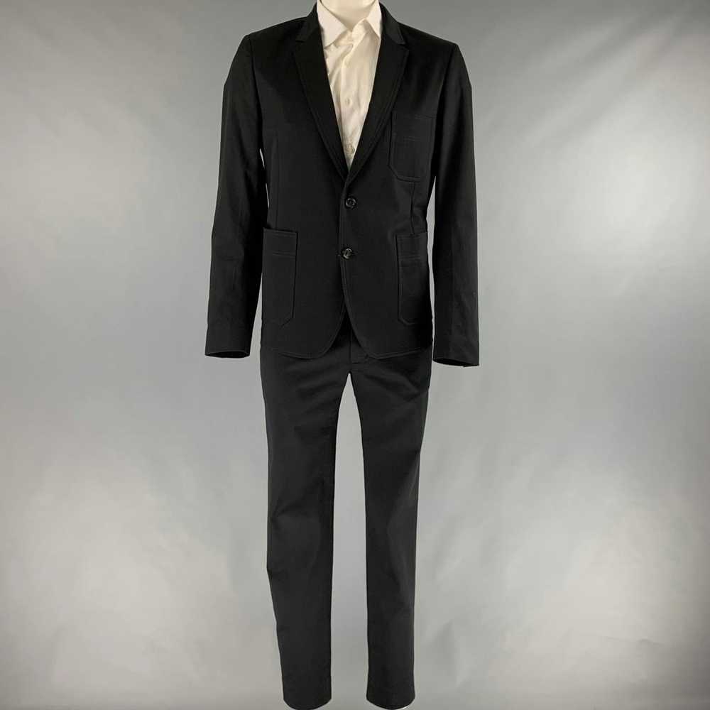 Paul Smith Black Cotton Elastane Notch Lapel Suit - image 2