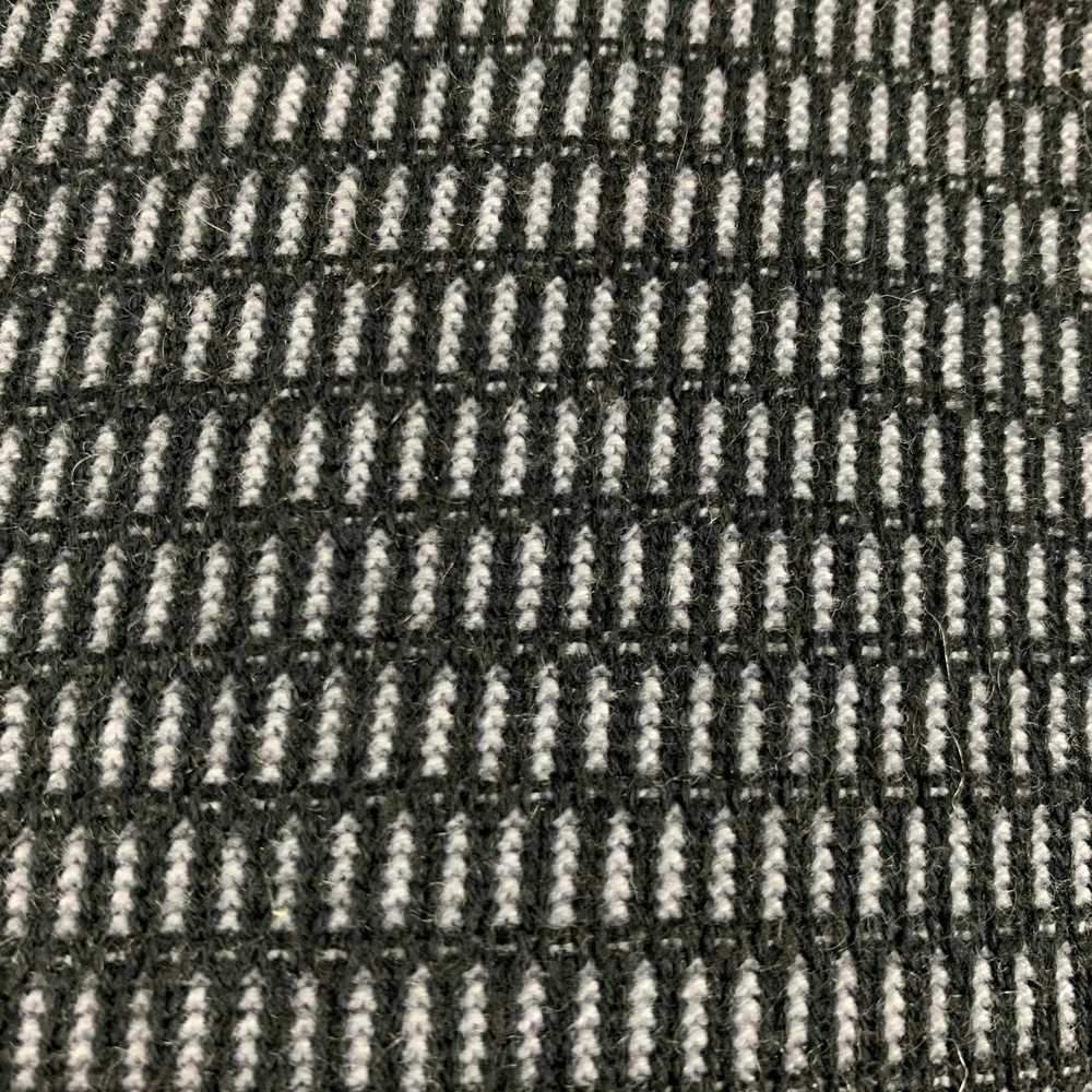 Other Black White Stripe Cotton Cashmere Zip Up C… - image 2