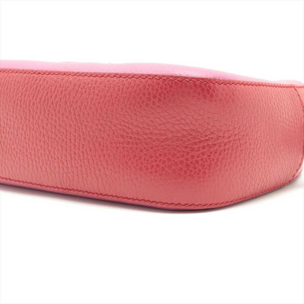 Gucci Gucci Leather Soho Shoulder Bag Pink - image 3