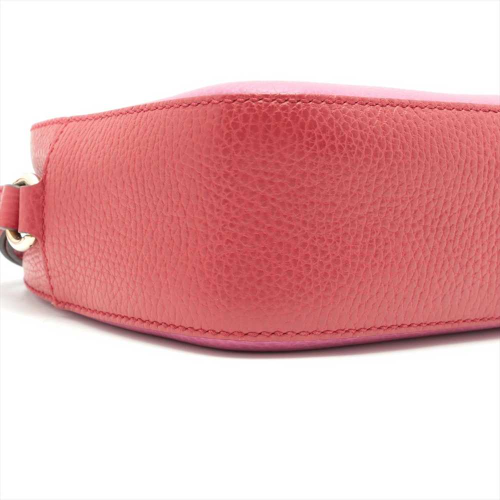 Gucci Gucci Leather Soho Shoulder Bag Pink - image 4