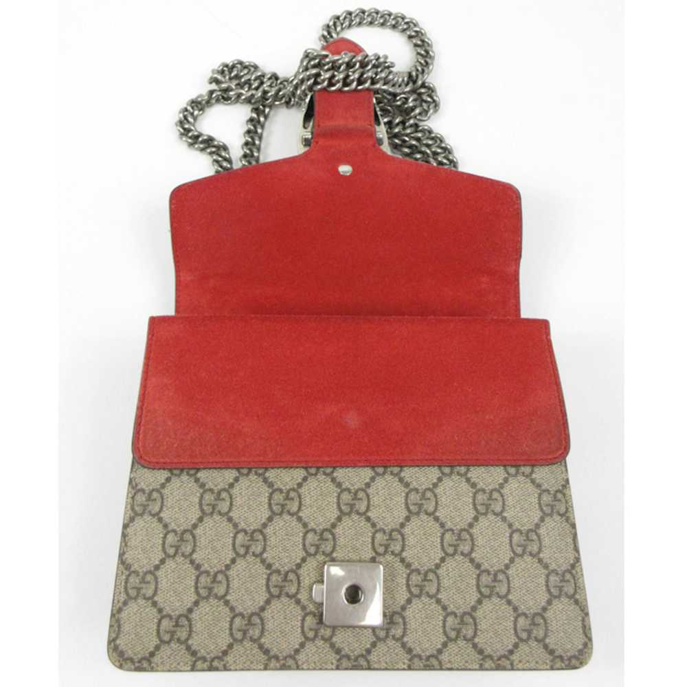 Gucci Gucci GG Chain Shoulder Bag Supreme Beige B… - image 8