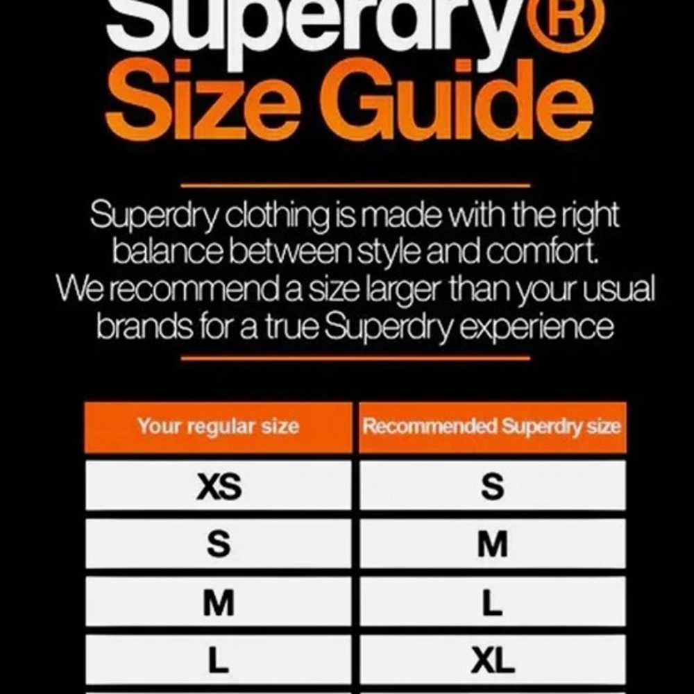 NEW Men's Superdry Tee Shirt SZ 2XL BUT MORE A SZ… - image 4