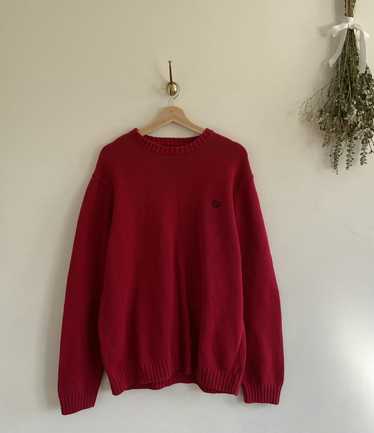 Chaps × Vintage Vintage Red Knit Sweater (CHAPS) X