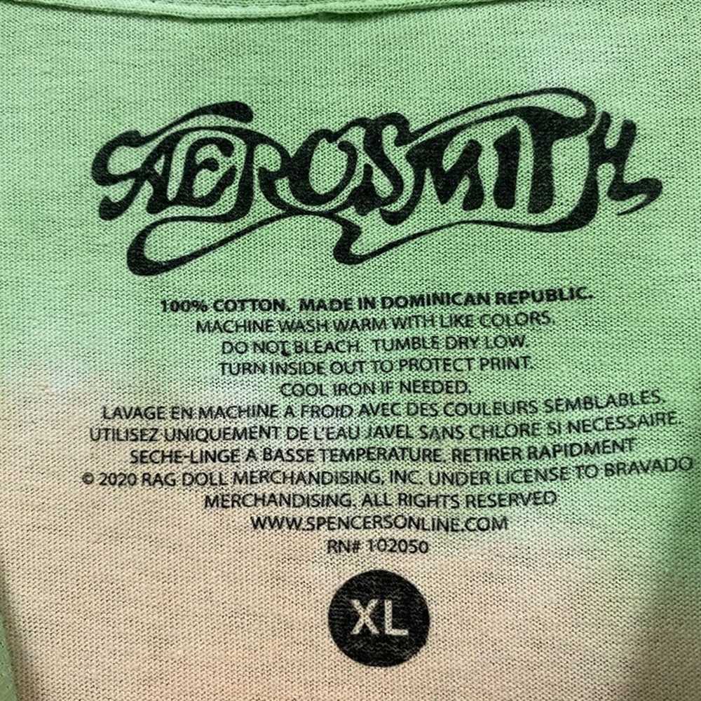 Aerosmith Train Rock Band Poster Tie Dye Tee XL - image 4