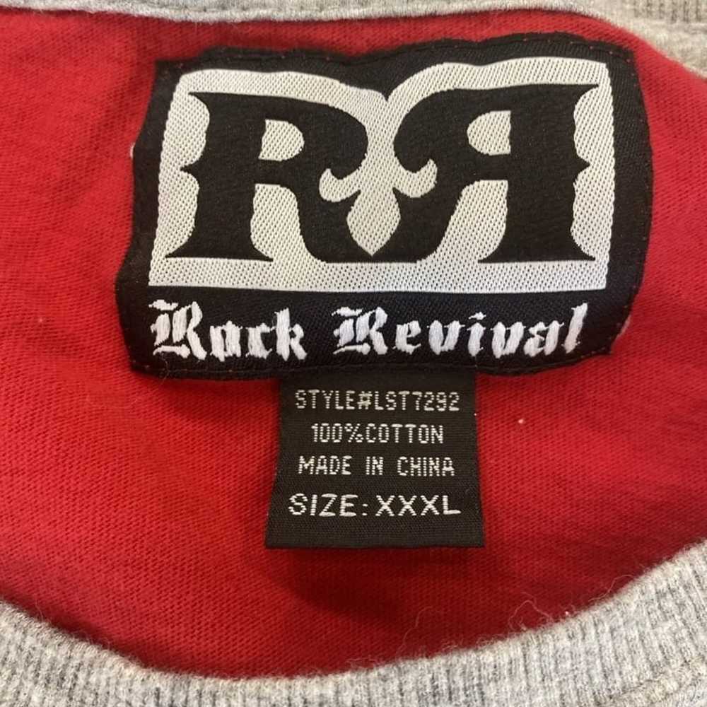 Rock Revival Shirt Mens XXXL Grey Red Long Sleeve… - image 4