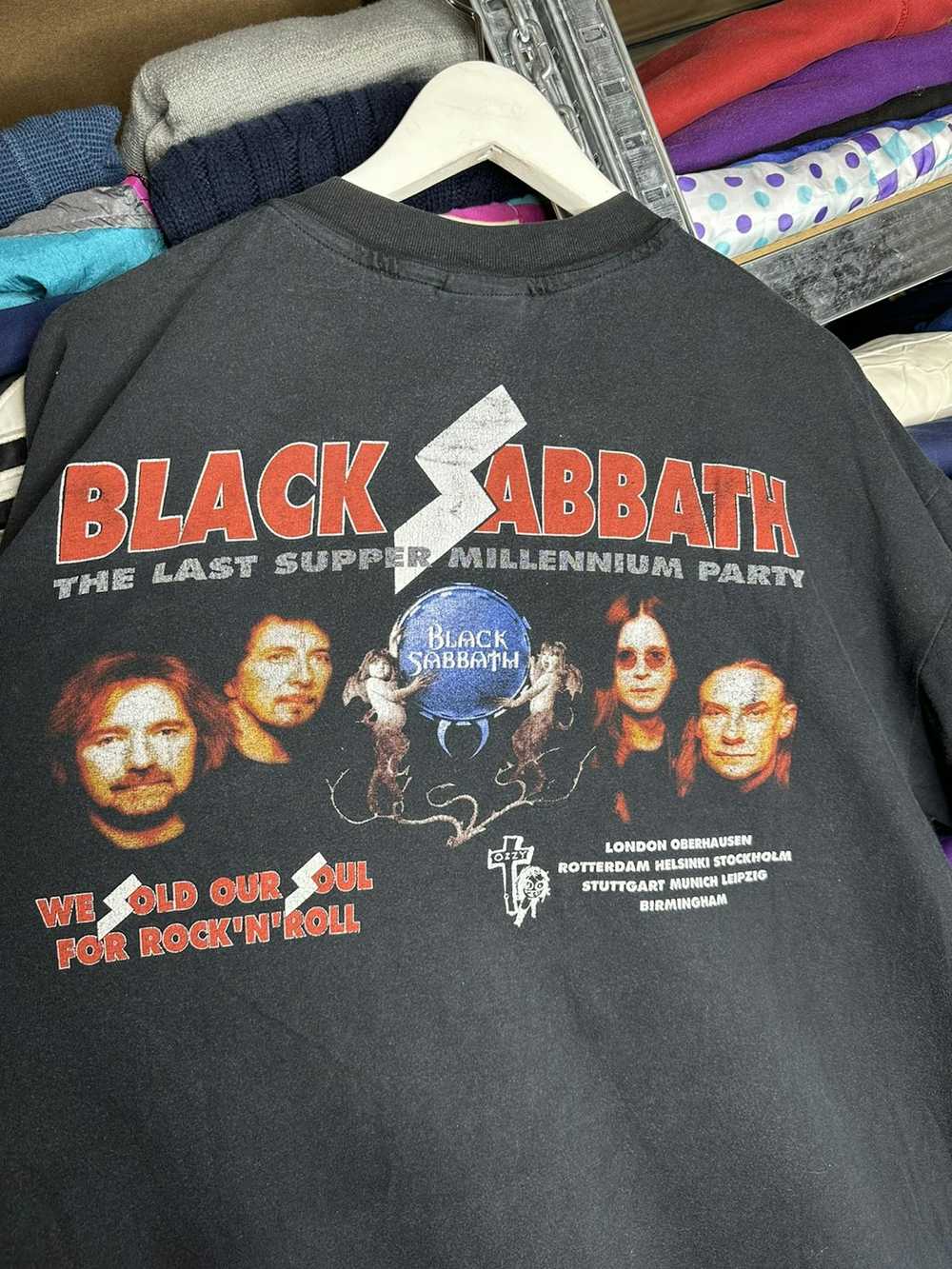 Band Tees × Black Sabbath × Vintage Vintage 90s B… - image 3