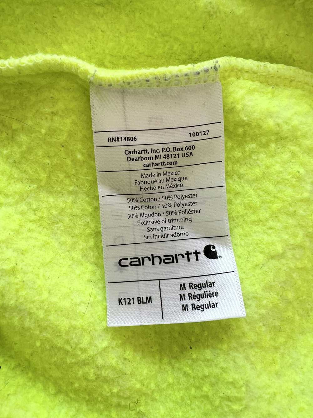 Carhartt Carhartt Loose Fit Hoodie in Neon Green … - image 4