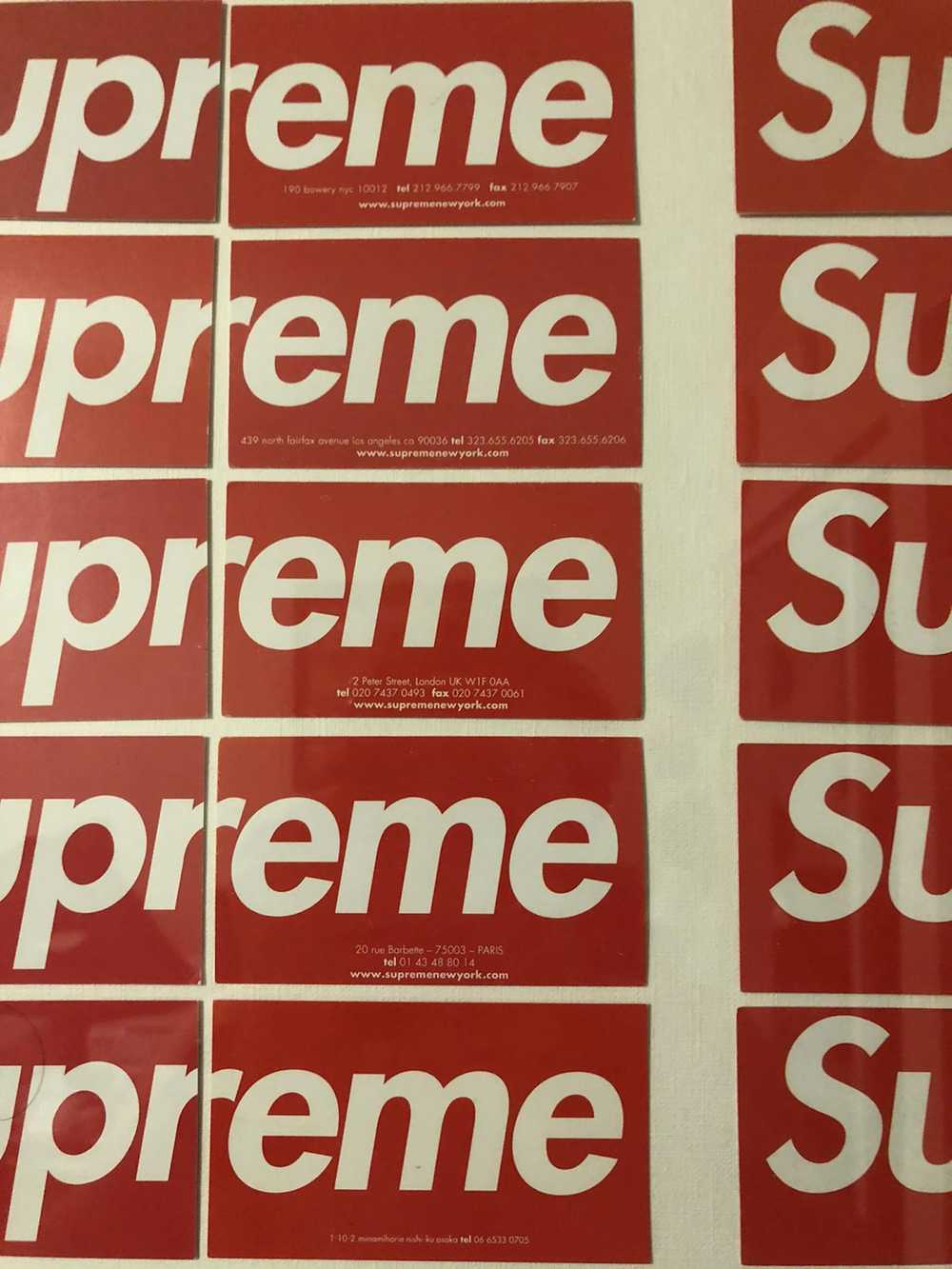 Supreme Supreme Complete Business Card Set - image 3