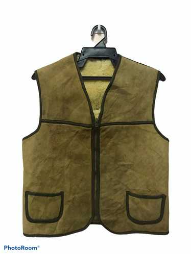 Japanese Brand × Leather Jacket × Tracey Vest Sle… - image 1