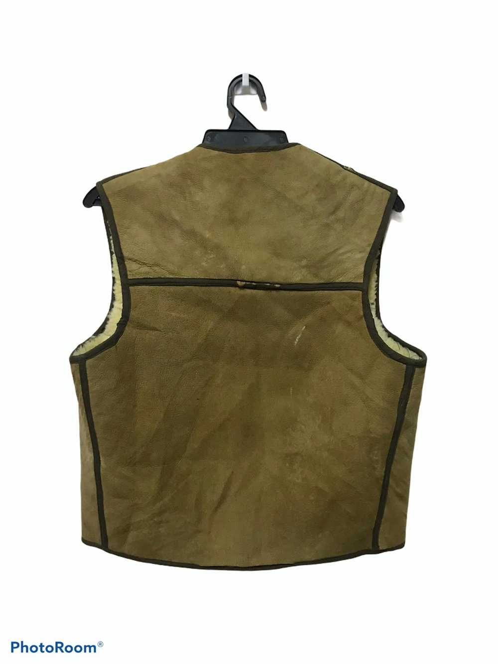 Japanese Brand × Leather Jacket × Tracey Vest Sle… - image 2