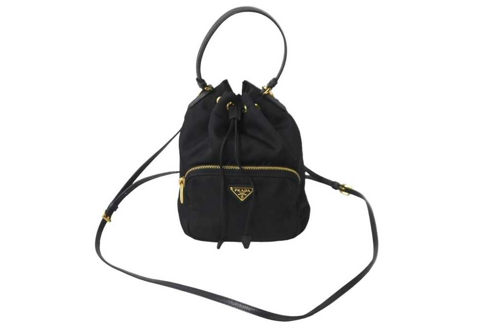 Prada Prada Shoulder Bag Duet Re-nylon Black - image 1