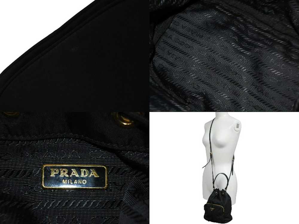 Prada Prada Shoulder Bag Duet Re-nylon Black - image 8