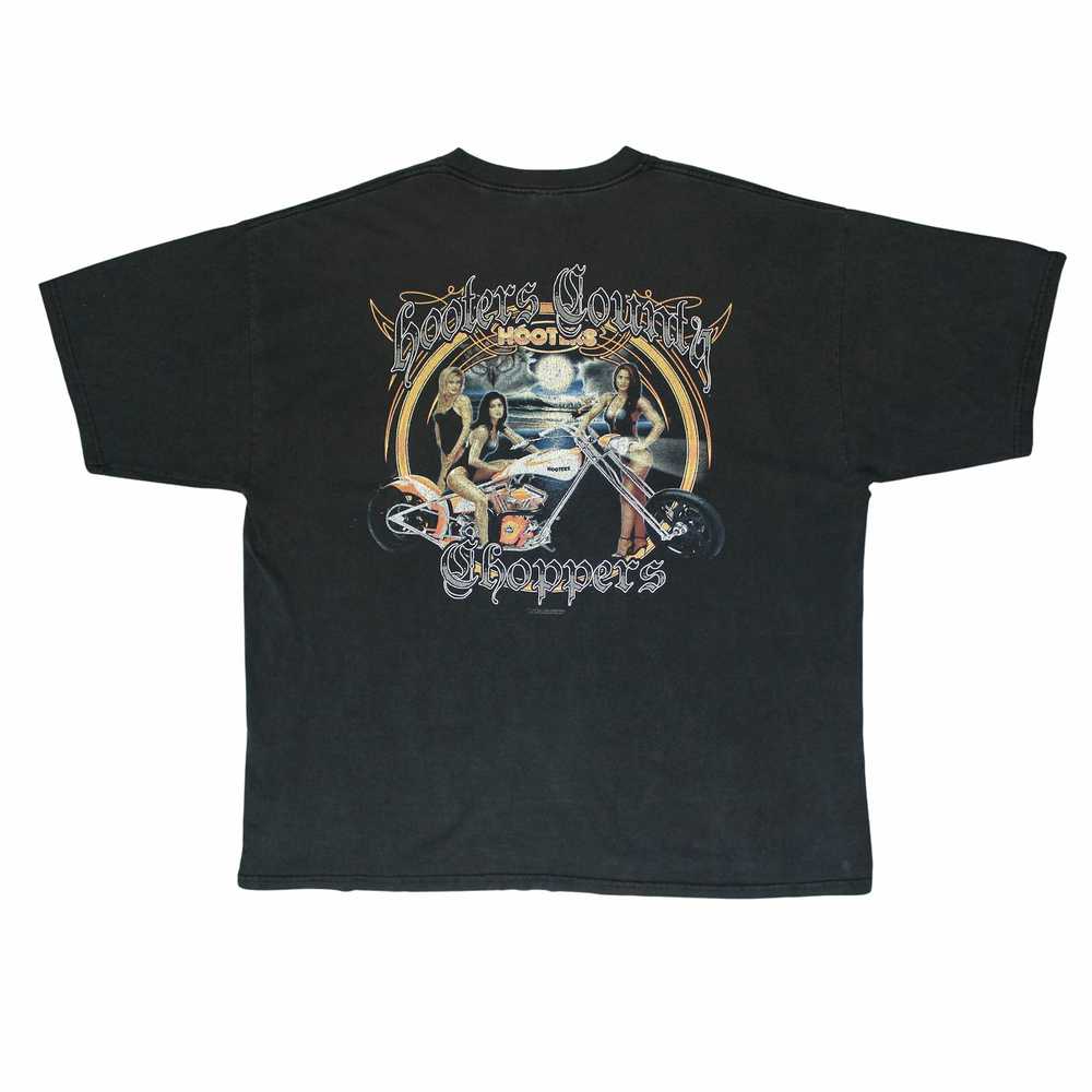 Vintage Vintage 90's Hooters County Choppers T-Sh… - image 2