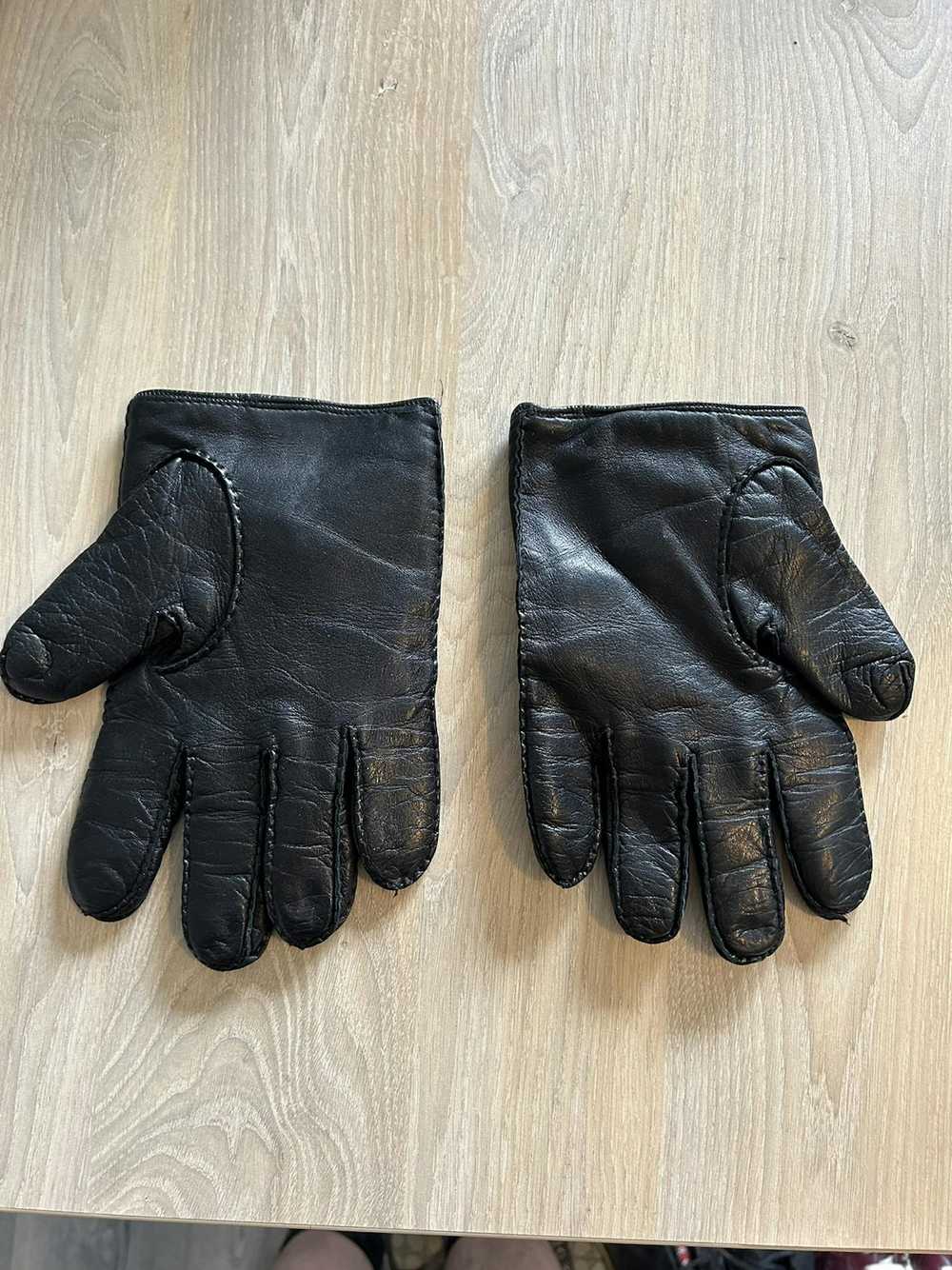 Vivienne Westwood Leather Skull Gloves - image 6