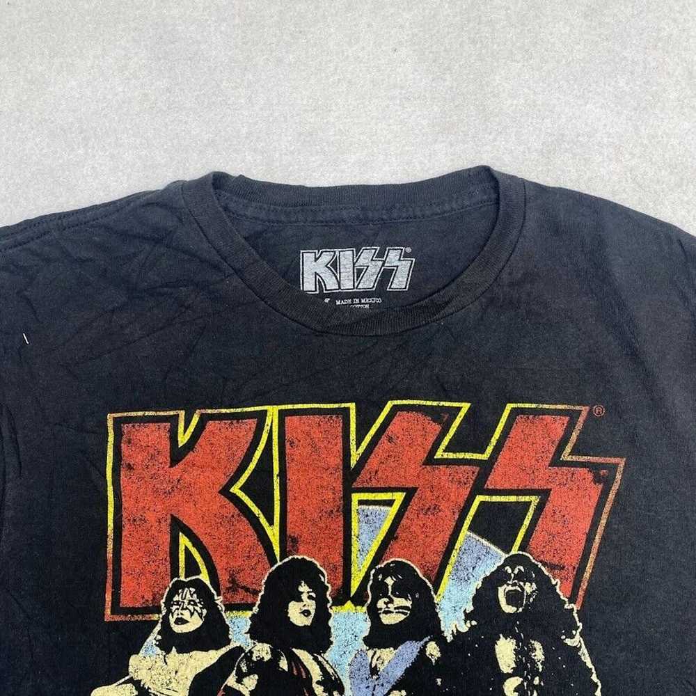 Kiss KISS World Tour '77 Graphic Tee Thrifted Vin… - image 9