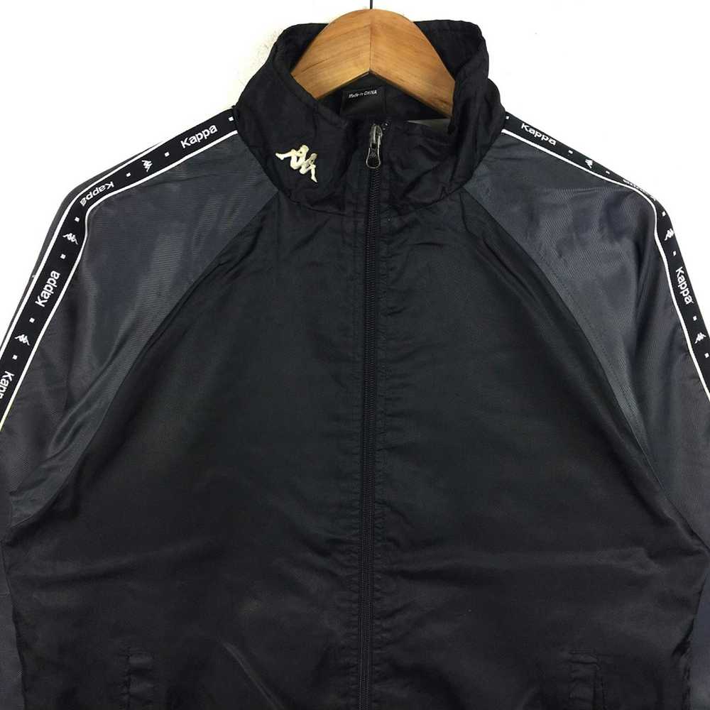 Kappa Vintage Kappa Windbreaker Big Logo Side Tap… - image 2