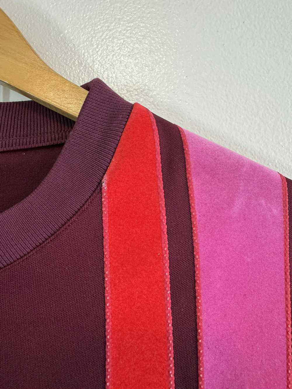 Jil Sander Jil Sander maroon burgundy sweatshirt … - image 3